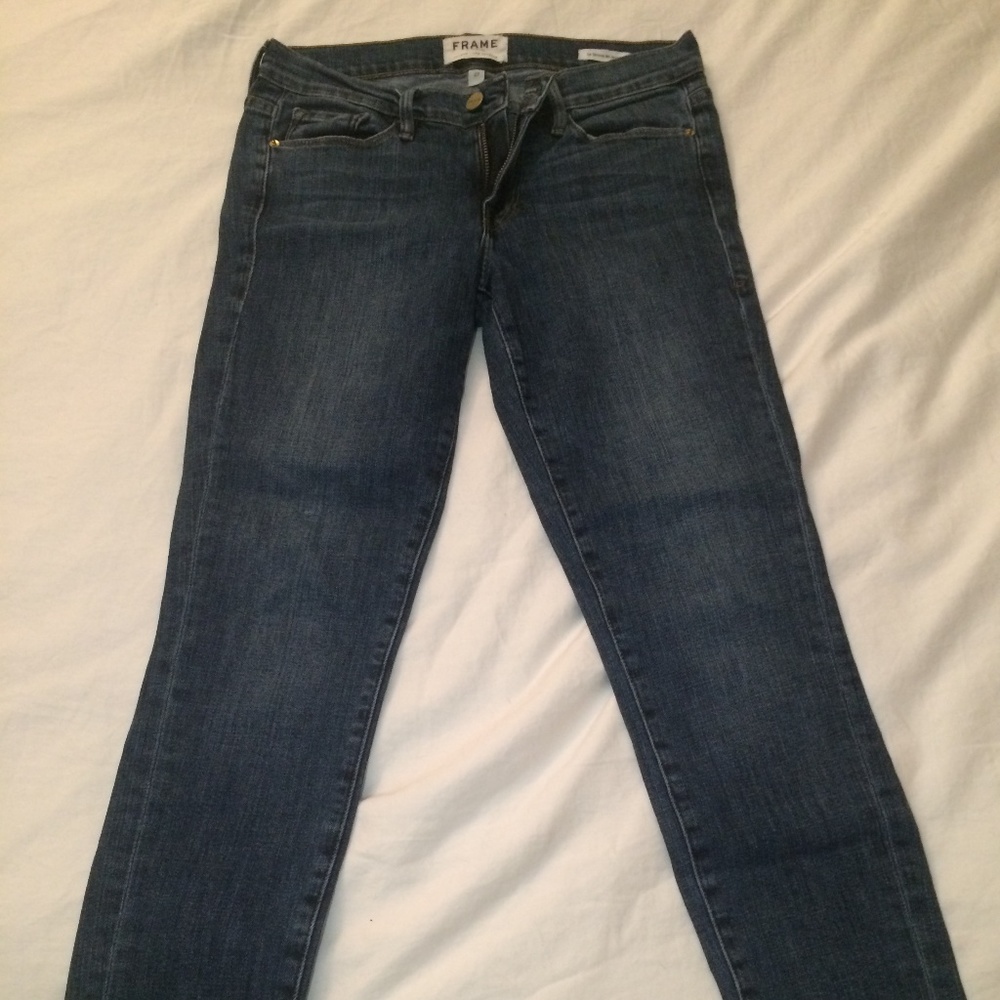 Frame Denim Womens Le Skinny De Jeanne 27/4